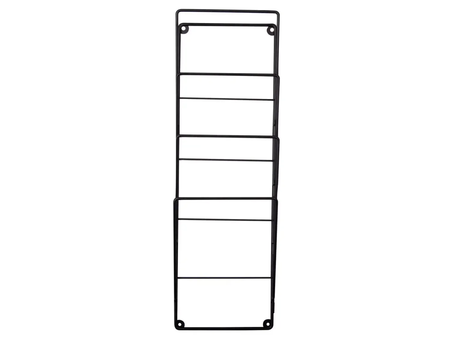 Present time - Magazine rack steel wire matt black