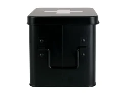 Present time - Medicine storage box medium metal matt black