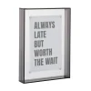 Present time - Photo frame Gayo Medium acrylic dark grey