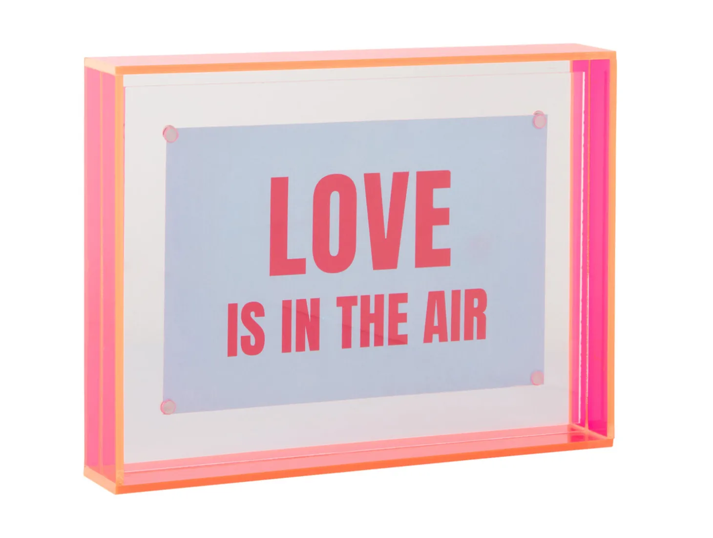 Present time - Photo frame Gayo Medium acrylic bright pink