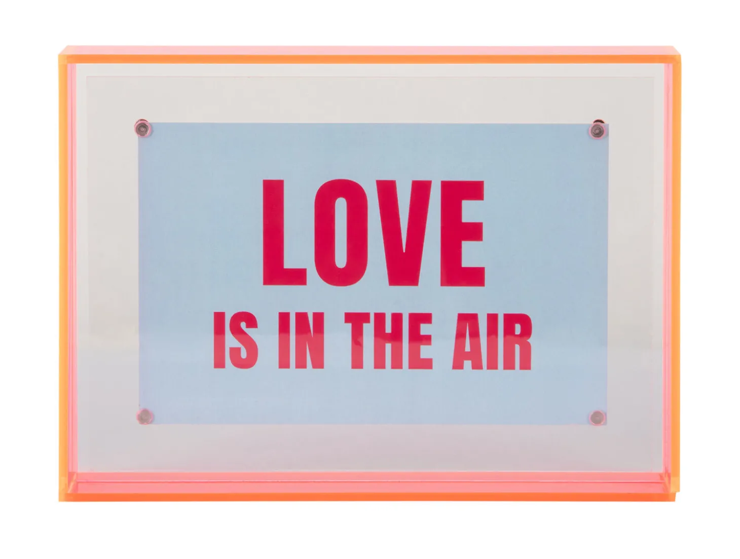 Present time - Photo frame Gayo Medium acrylic bright pink