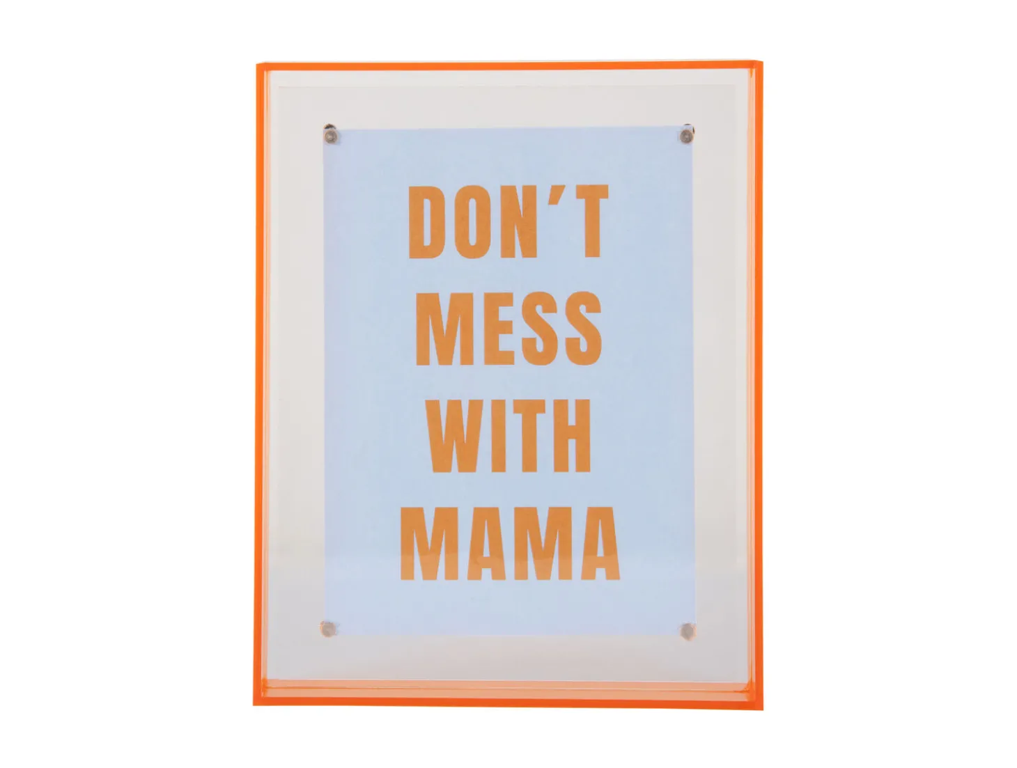 Present time - Photo frame Gayo Large acrylic bright orange