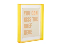 Present time - Photo frame Gayo Large acrylic bright yellow