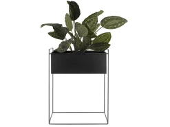 Present time - Plant pot set Essence straight iron black