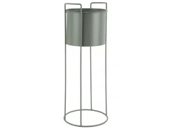 Present time - Plant pot set Essence round iron jungle green