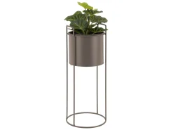 Present time - Plant pot set Essence round iron moss green