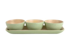Present time - Snack set Puro bamboo soft green