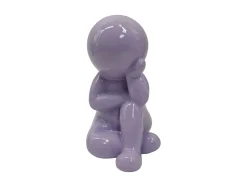 Present time - Statue Amigo Dreaming medium soft purple