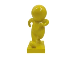 Present time - Statue Amigo Walking Medium citrine yellow