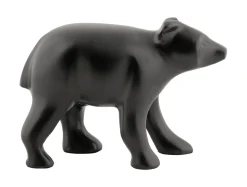 Present time - Statue Bear metal matt black