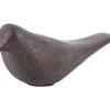 Present time - Statue Bird mango wood walnut lacquered