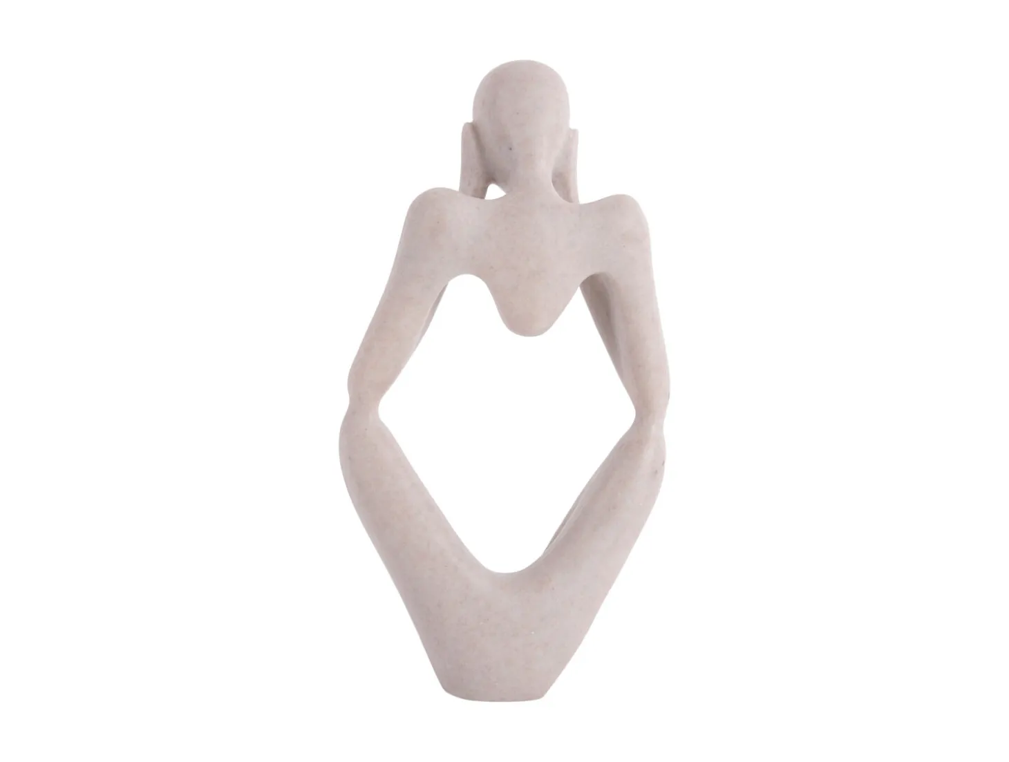 Present time - Statue Dreaming polyresin light grey