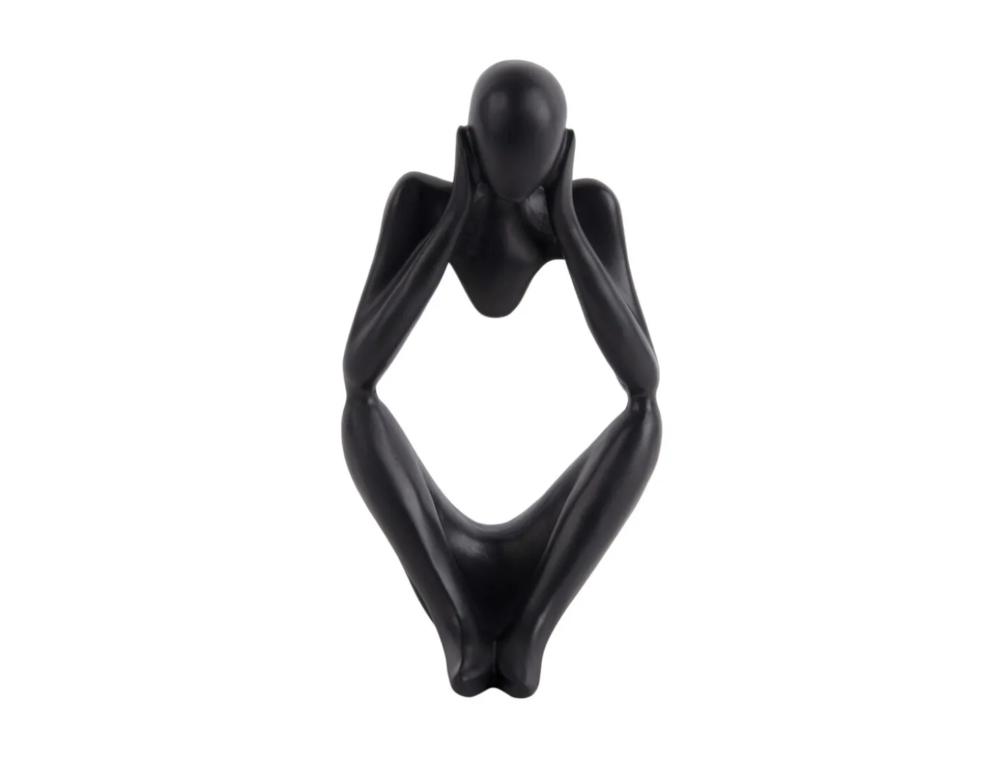 Present time - Statue Dreaming polyresin black