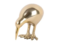 Present time - Statue Kiwi Bird metal gold plated