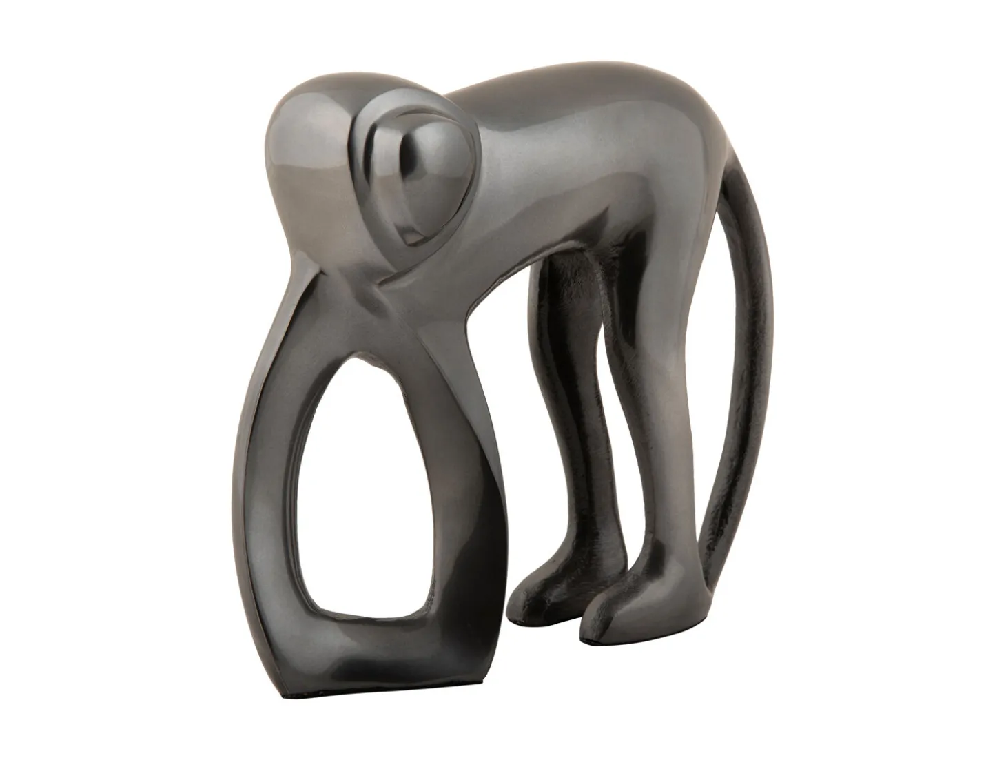 Present time - Statue Monkey metal gun metal