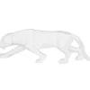 Present time - Statue Origami Panther polyresin matt white