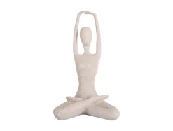 Present time - Statue Stretched Lotus light grey