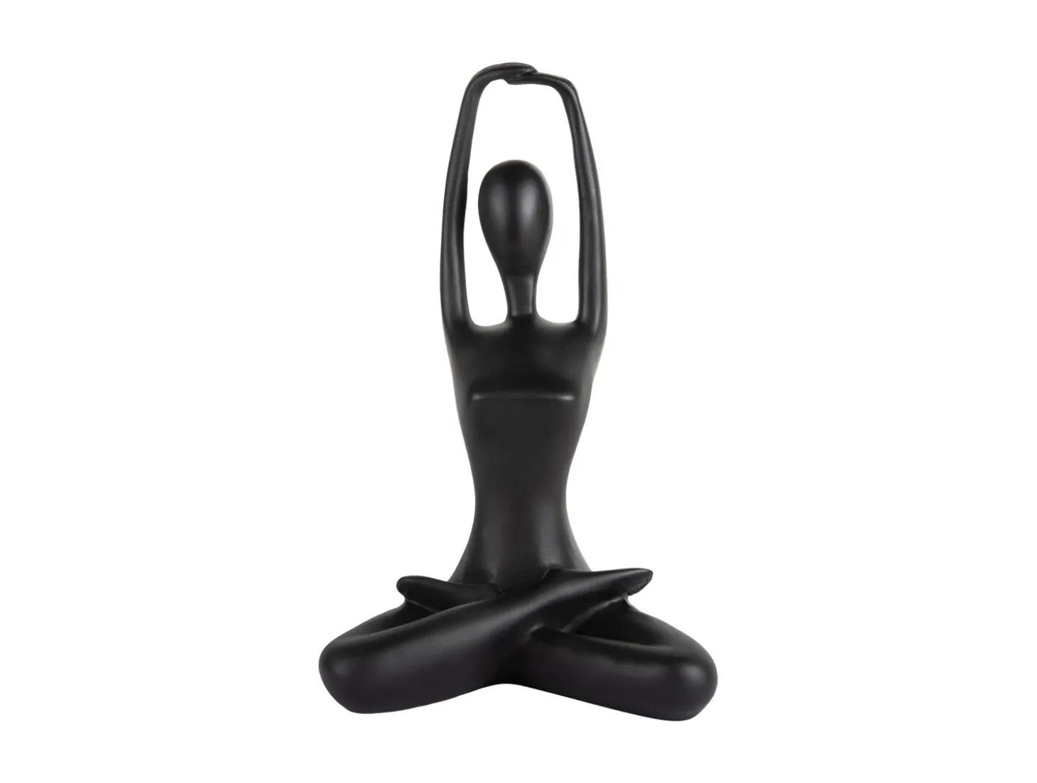 Present time - Statue Stretched Lotus black