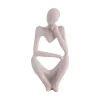 Present time - Statue Wondering polyresin light grey