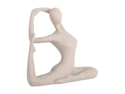Present time - Statue Yoga Bow light grey