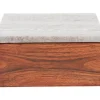 Present time - Storage box Acacia brown marble lid