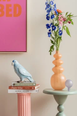 Present time - Storage jar Bird soft blue