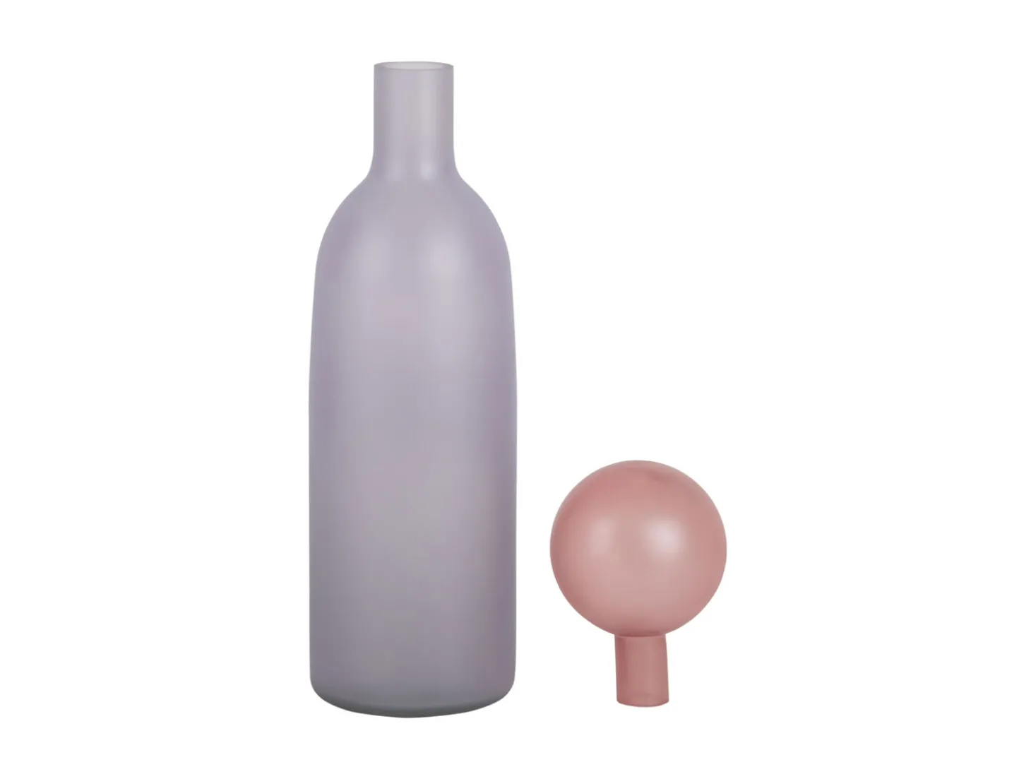 Present time - Vase Alegre Botellin soft purple w. soft pink