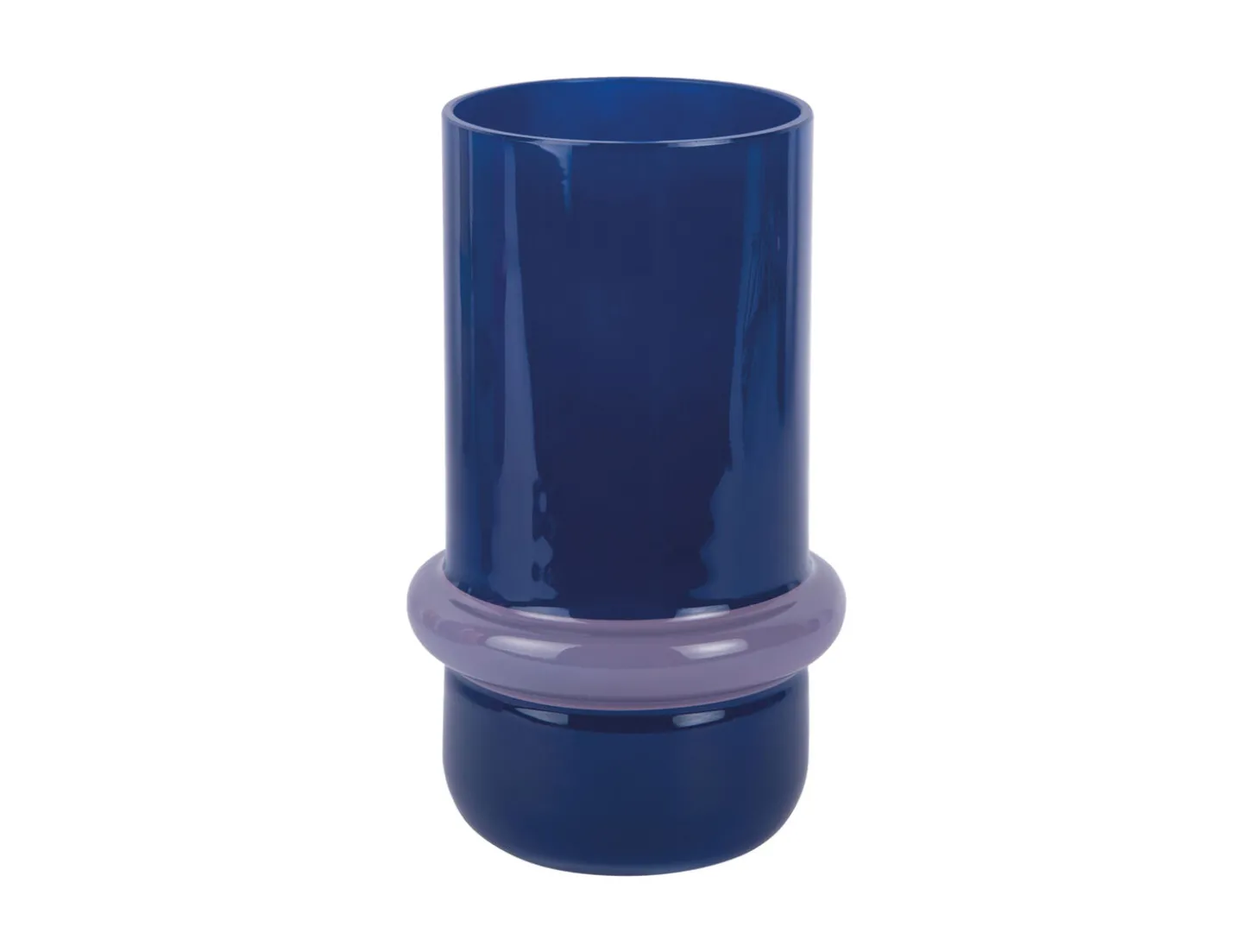 Present time - Vase Animado Anillo medium cobalt blue w. soft purple