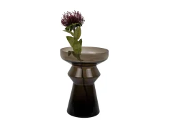 Present time - Vase Majesto chocolate brown
