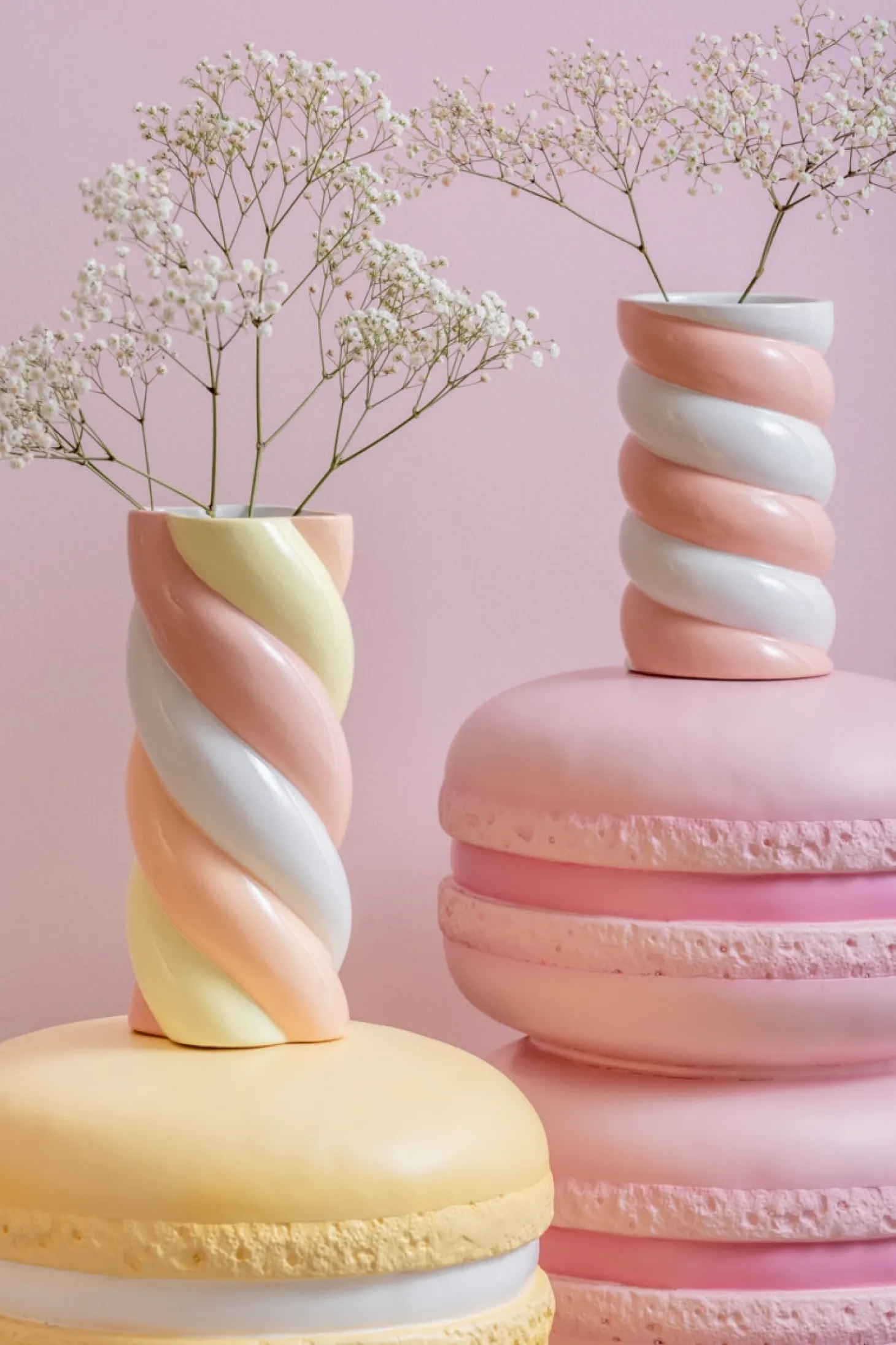 Present time - Vase Marshmallow medium multi colour