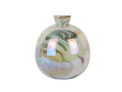 Present time - Vase Melange bottle pearly jungle green