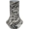 Present time - Vase Mosaic Marble white