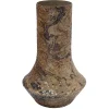 Present time - Vase Mosaic Marble brown
