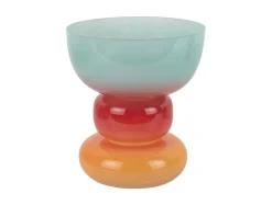 Present time - Vase Summer Vibes glass wide multi colour