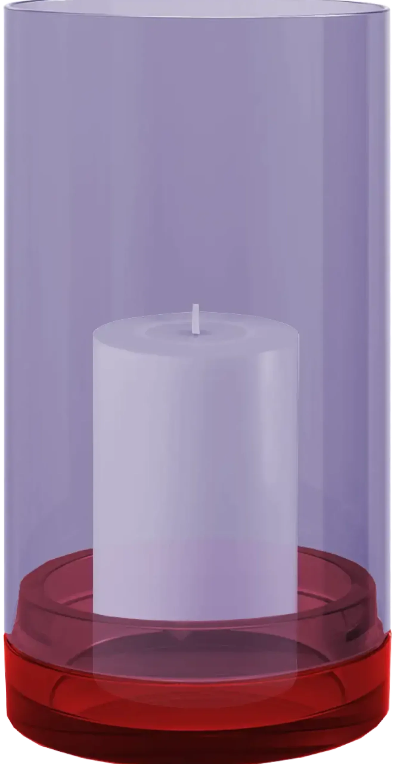 Remember - Glas lanterne "Lucius" - Large - Violet