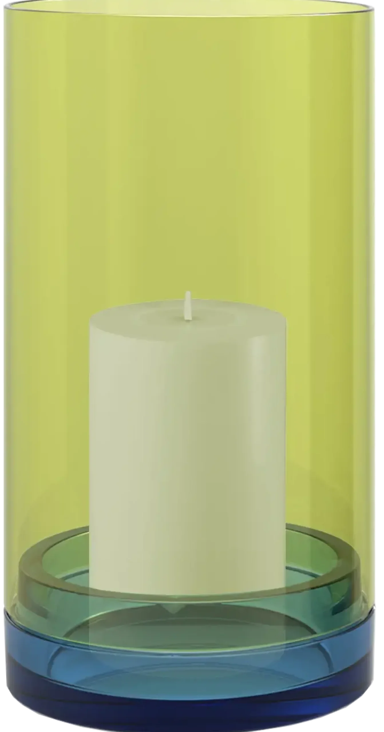 Remember - Glas lanterne "Lucius" - Large - Lime