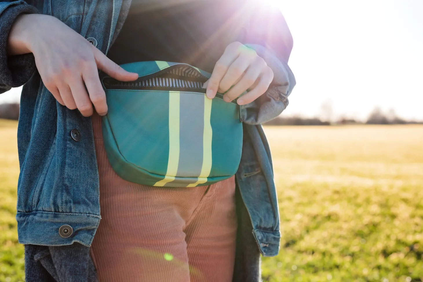 Remember - "Petrolio" Crossbody Bæltetaske