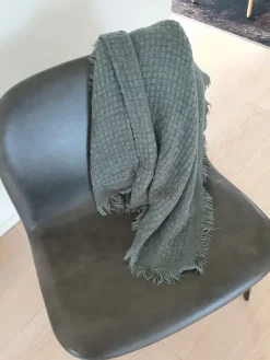 Roy Throw - plaid - Green