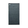 Rug Solid - Bomuldstæppe, steel grey - 60x90 cm.