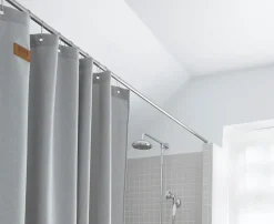 Skriver Collection - Badeforhæng - Orlando - Lysegrå - 150x200 cm