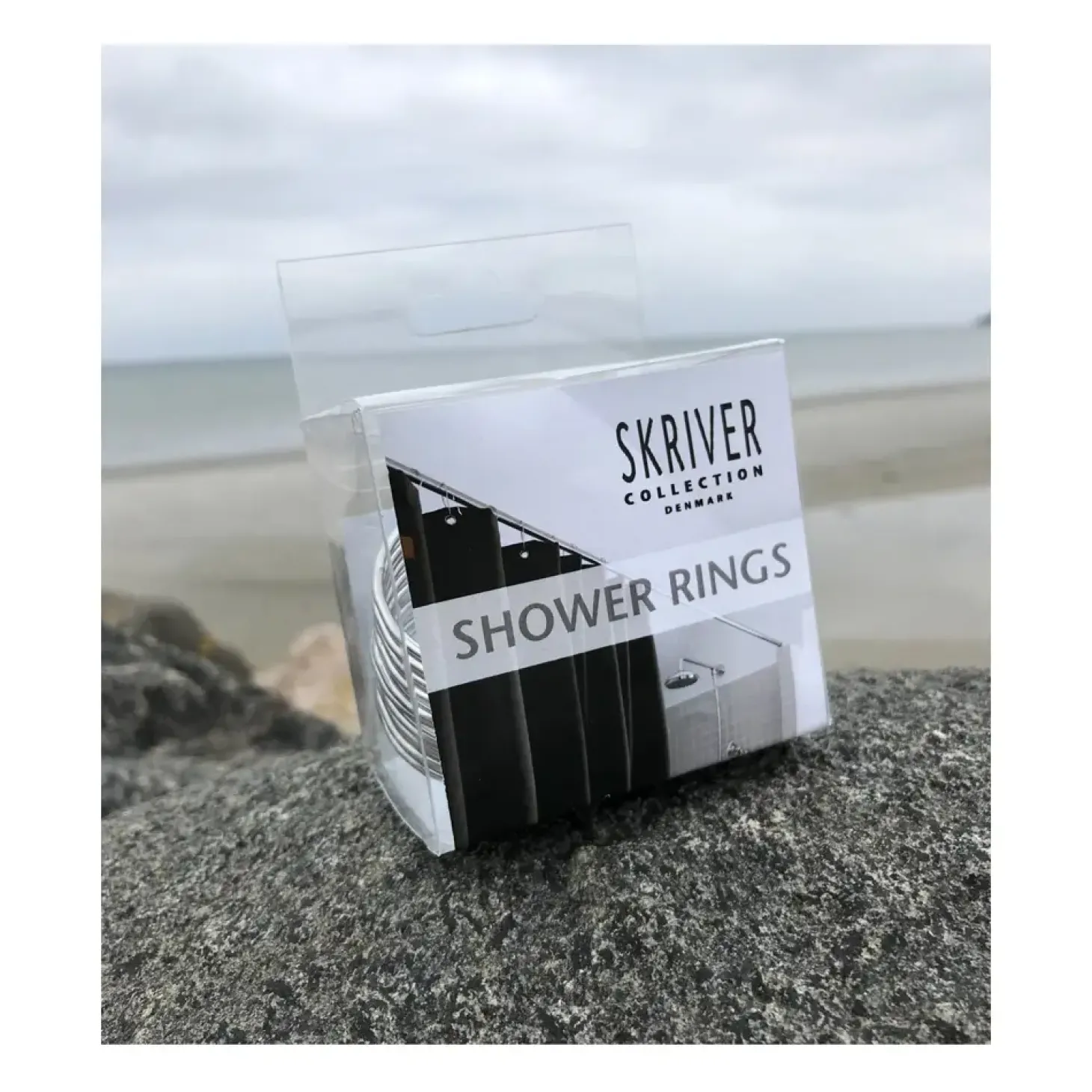 Skriver Collection - Ophængsringe til badeforhæng - 12 stk.