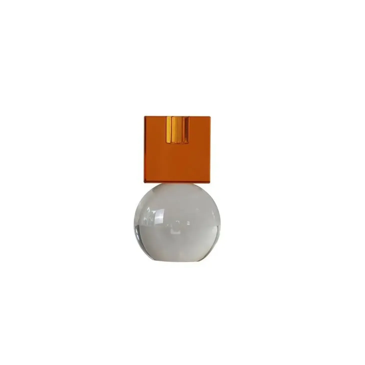 Specktrum - Lysestage - Couple - Amber/Klar