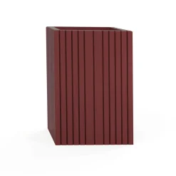 SQUARELY COPENHAGEN - Plantekasse - Unfold SQUARE TALL - Rød - 47 x 52 x 70cm