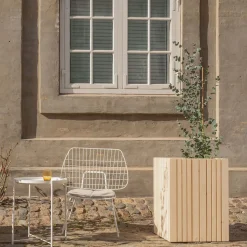 SQUARELY COPENHAGEN - Plantekasse - Unfold SQUARE TALL - Rød - 47 x 52 x 70cm