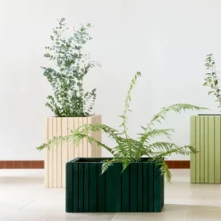 SQUARELY COPENHAGEN - Plantekasse - Unfold SQUARE TALL - Meadow Green - 47 x 52 x 70cm