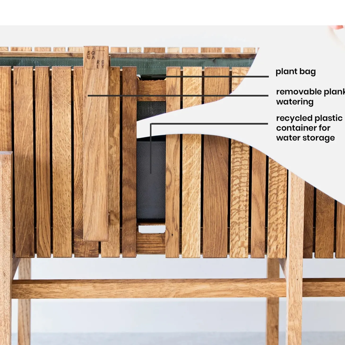 SQUARELY COPENHAGEN - Plantekasse - GrowWIDE - Ask Natur
