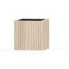 SQUARELY COPENHAGEN - Plantekasse - Unfold SQUARE - Natur - 60 x 60 x 56 cm