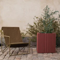SQUARELY COPENHAGEN - Plantekasse - Unfold SQUARE - Forest Green - 60 x 60 x 56 cm