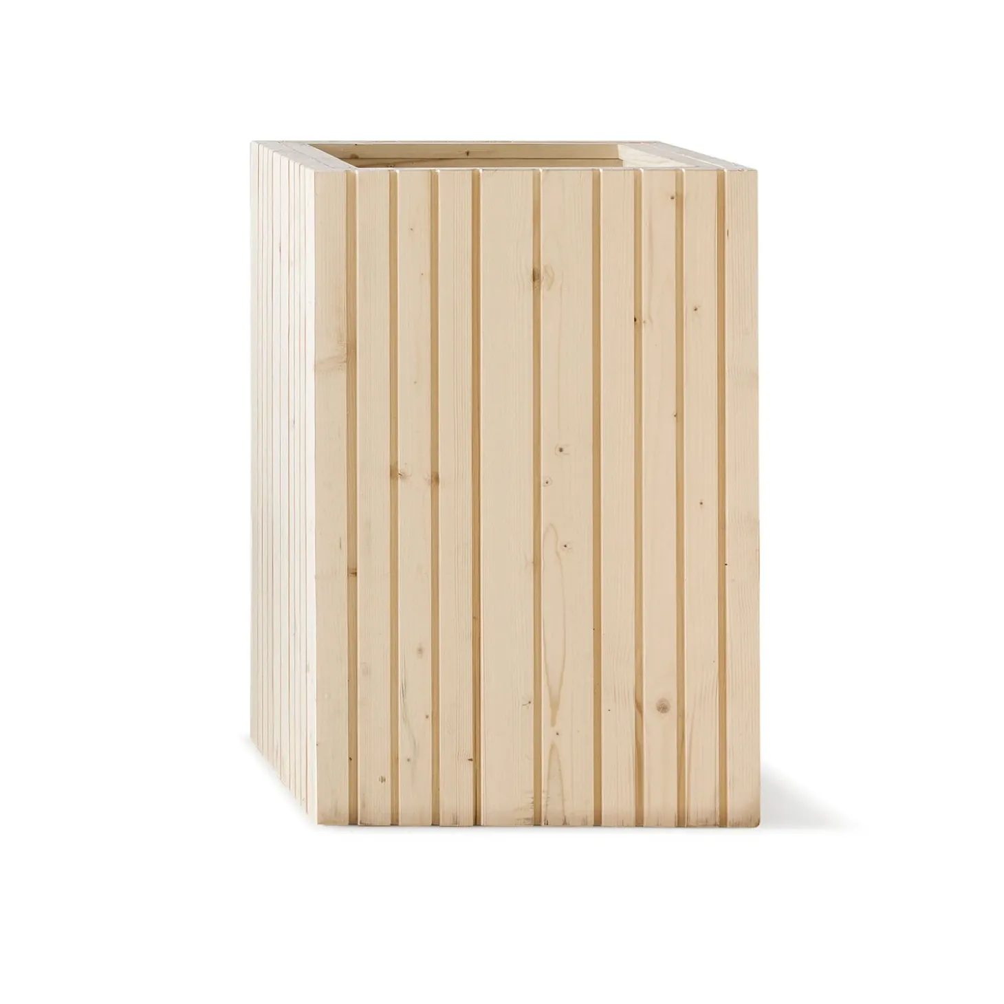 SQUARELY COPENHAGEN - Plantekasse - Unfold SQUARE TALL - Natur - 47 x 52 x 70cm