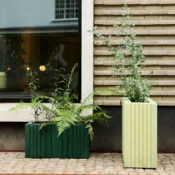 SQUARELY COPENHAGEN - Plantekasse - Unfold WIDE TALL - Rød - 77 x 33 x 70 cm